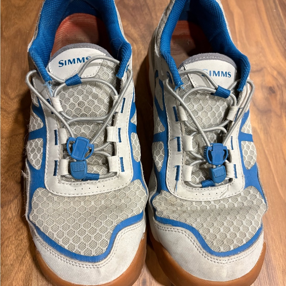 Simms wet wedding shoes